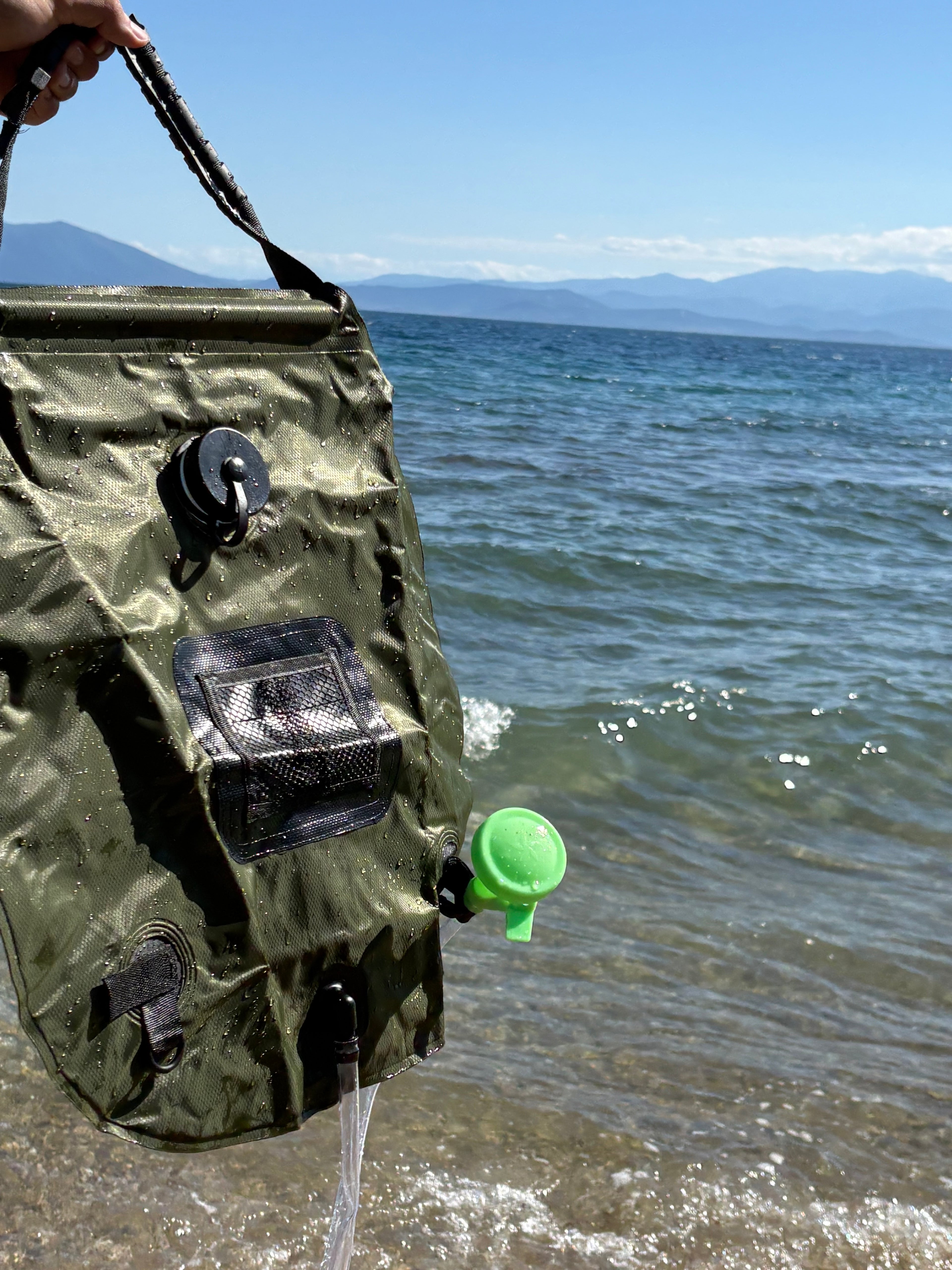 Φορητό Ντους Camping 20L – Ζεστό Νερό Οπουδήποτε